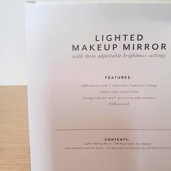 Lighted Led Makeup Mirror - Picture 2 of 2